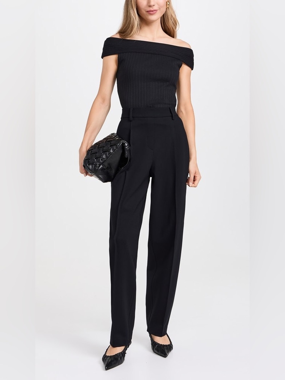 Spanx Black Ponte Barrel Leg Pull On Pants Size XL